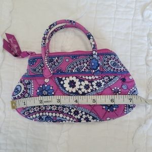 Vera Bradley Tiny Mini Boysenberry Eloise Handbag Pristine Condition Rare!!